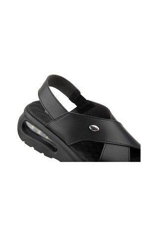 Muya Nwanwa Anatomik Air Max Tabanlı Topuk Dikeni Kadın Sandalet Siyah