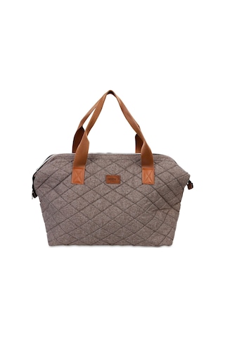 Nenny Baby Kapitoneli Mommy Bag Anne Bebek Bakım Çantası - Kahverengi Camel