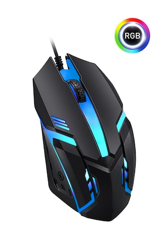 Revenge Thunder Rgb Kablolu 7 Renk Modu Gaming Oyuncu Mouse Optik