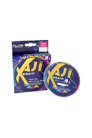 Fujin Aji Light Game Braid 4x 100mt. Pink İp 0.05mm