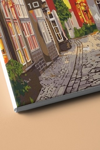 Webstyle Sayılarla Boyama Seti Kasnaklı Masal Sokağı 60 X 75 Cm