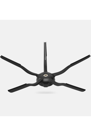 Roborock S5, S6, S7, Q7, Q7 Max Serisiyle Uyumlu Slikon Yan Fırça Siyah 2 Adet 1 Pack