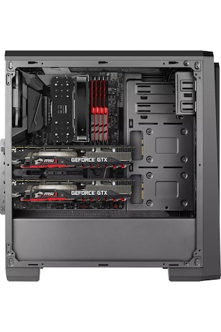 Green Pars Evo Skd 1x120mm 1x3.2 2x2.0 Usb Bilgisayar Kasası 300w 80+ Standart Sertifikalı Ups + Klavye + Mouse