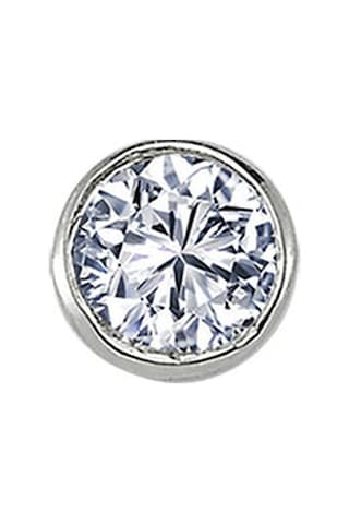 Sirius F Renk 0.14 Karat Pırlanta Tektaş Erkek Küpesi  0815E0043