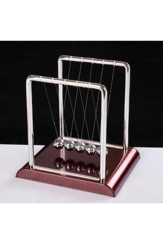 Dekoratif Denge Topları Ofise Hediye Newton Balans Denge Topu Orta Boy Biblo HDH75