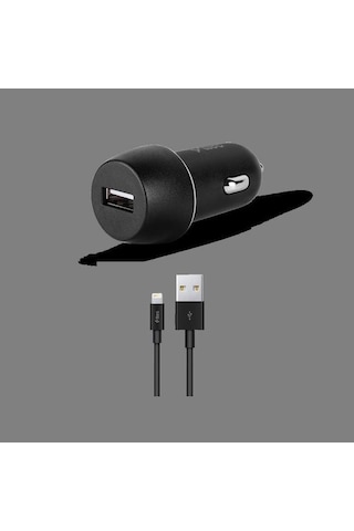 Ttec SmartCharger 2.1A Araç Şarj Aleti ve Lightning Kablo Siyah -2CKS20LS