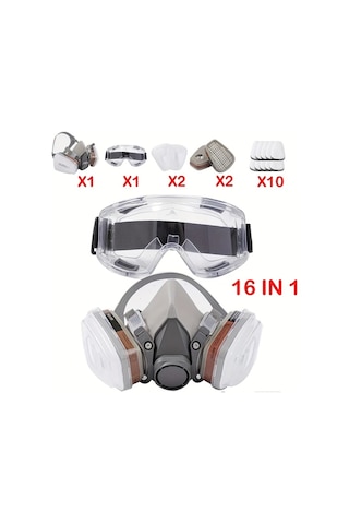 Willowhaven Sku 6200-16in1 Yeniden Kullanılabilir 16in1 Yüz Maskesi Kaynak Parlama Koruma