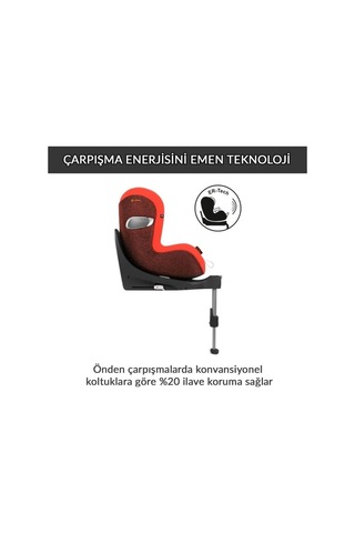 Cybex Sirona Zi Isize Plus (Soho Grey) 360 Derece Dönen Adac Ödüllü Isofix Bebek Oto Koltuğu 0-18 Kg