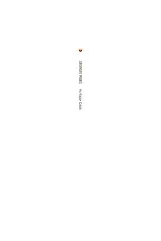 Harikalar Odası - Georges Perec - Can Yayınları