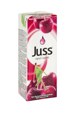 Juss Vişne Meyveli İçecek 200 Ml X 27 Adet