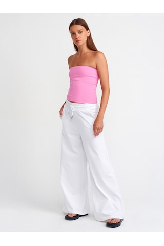 Dilvin Crop Top 101a20659 Pembe