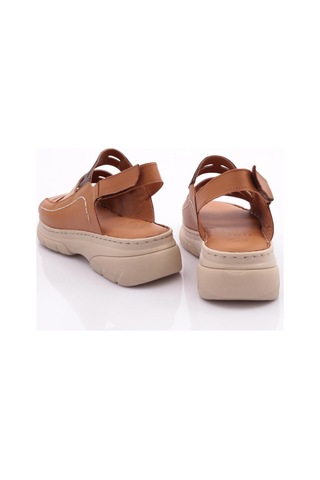 Dgn 326 Kadin Cirtli Sandalet 326-2132-R4273 Taba