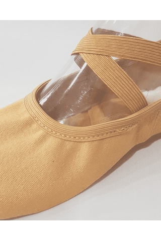 Gymo Dancewear Super Stretch Bale Patiği Ten Bej