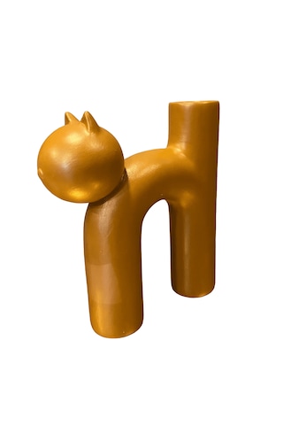 Seramik Kedi Vazo Vz262-8