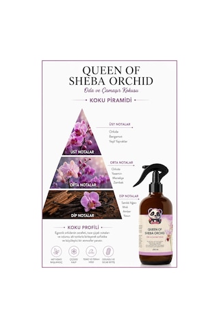 Rosie 3 Adet Queen Of Sheba Orchid Oda Ve Çamaşır Spreyi 250 Ml Fresh