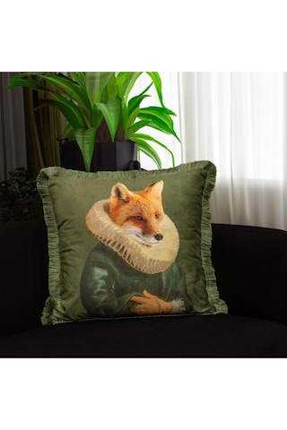 Mr. Fox Tilki Yastık/kırlent Dolgu Boncuk Elyaf, Ulusl. Yıkama Ve Solmama Sertifikası Çok Renkli