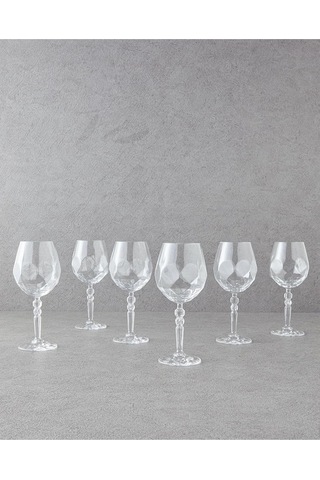 Lucienne Kristalin 6'lı Kadeh 530 Ml Şeffaf