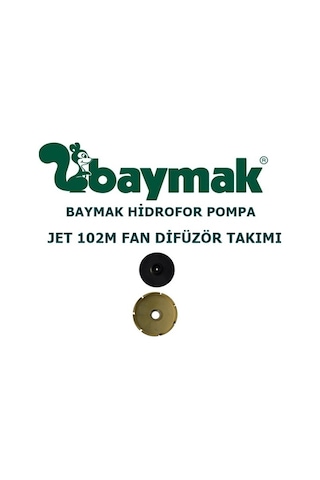 Baymak Hidrofor Pompa Jet 102M Fan Difüzör Takımı