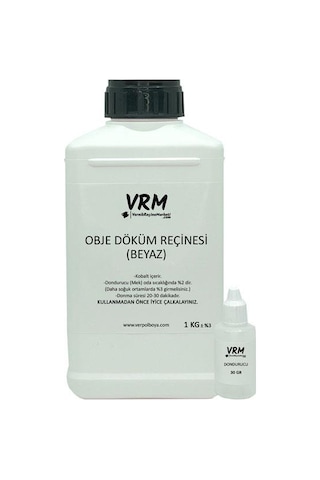 Verpol Beyaz Renkli Obje Döküm Polyesteri  1 KG