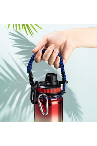 Cooker 1395-3 Çelik Sızdırmaz Çift Katmanlı Taşıma Askılı Termos Çok Renkli