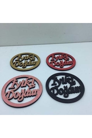 Ahşap İyiki Doğdun Yazısı