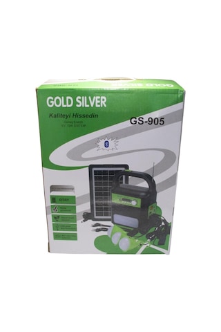 Gold Silver Gs 905 Güneş Enerjili Solar Lamba