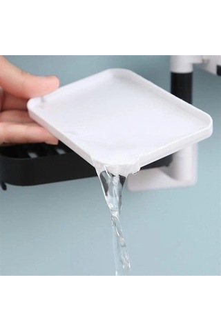 Çoklu Sabun Tutucu Fonksiyonel Banyo Sabunluk Bx40 Çok Renkli