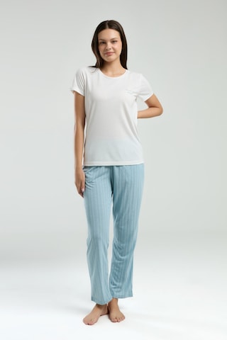 Pierre Cardin Kadın Beyaz Pijama Takımı Pc8997-s-v2 Beyaz