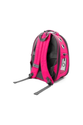 Cattie Fileli Kedi Ve Küçük Irk Köpek Taşıma Sırt Çantası Pembe 25x60x40 Cm