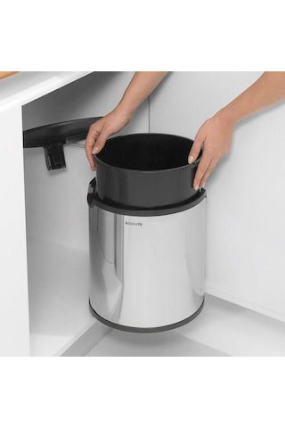 Brabantia Çöp Kutusu 15 Lt Dolap İçi Briliant Steel 418181