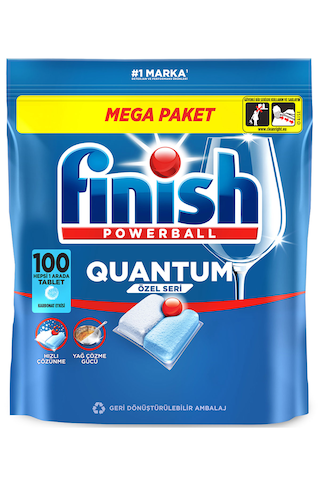 Finish Quantum Özel Seri Bulaşık Makinesi Deterjanı Kapsül Tablet 100 Adet