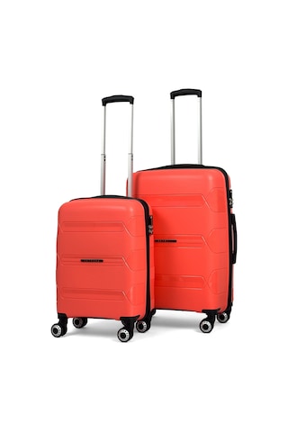 Lucas Polipropilen Kırılmaz Valiz, Kabin Boy&orta Boy Yavru Ağzı