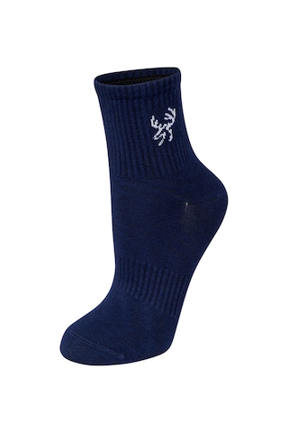 2as Kısa Bambu Spor Çorap Lacivert