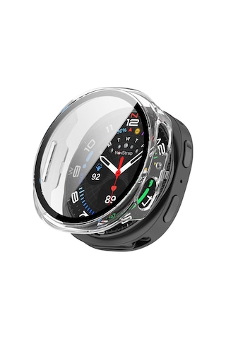 Novstrap Samsung Galaxy Uyumlu Apple Watch Uyumlu 8 40mm İle Kasa Ve Cam Ekran Koruyucu 360 Tam Koruma Ser Pc