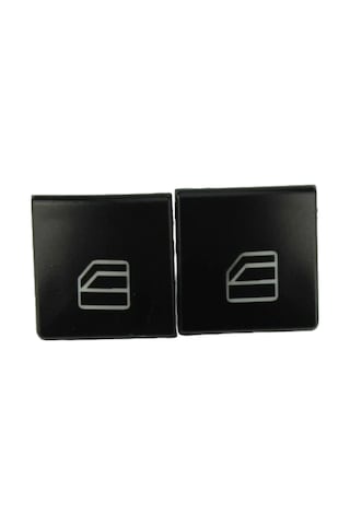 Mercedes C W204 E W212 Ön Sol İkili Cam Açma Düğme Kapağı 2x