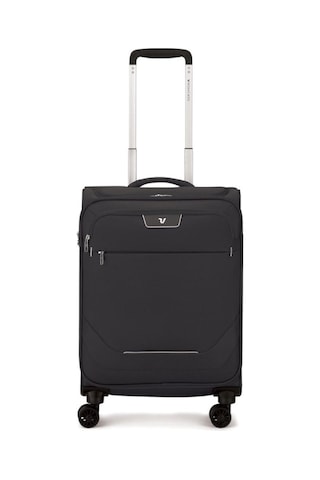 Roncato Joy Trolley Expandable Cabin Küçük Boy Tekerlekli Valiz Siyah Nero Siyah