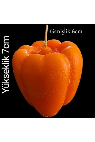 Dekoratif Kabak Figürü Kokulu Mum Çok Renkli