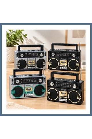 Buradabulabilirsin Şarjlı Bluetooth Hoparlör - Fm Radyo, Usb/tf Mp3 Çalar, İbreli Bbz