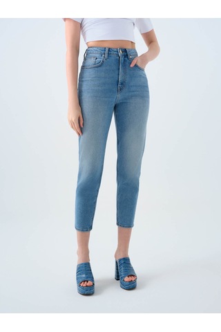 Loft Mom Mavi Kadın Jean Pantolon Lf2038773 Mavi