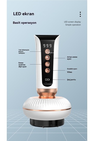 Jian Fan Elektrik Kazıyıcı Masaj Makinesi Ev Beyaz