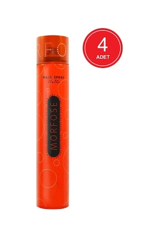 Morfose Ultra Strong Saç Spreyi 4 x 400 ML