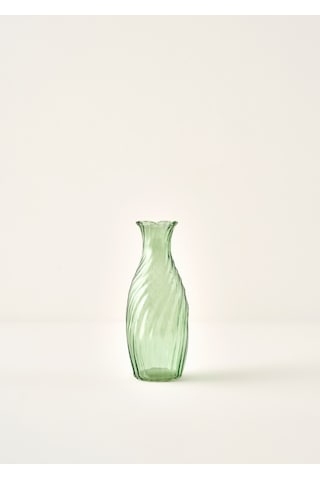 Glow Cam Vazo Yeşil 9x23 Cm Yeşil