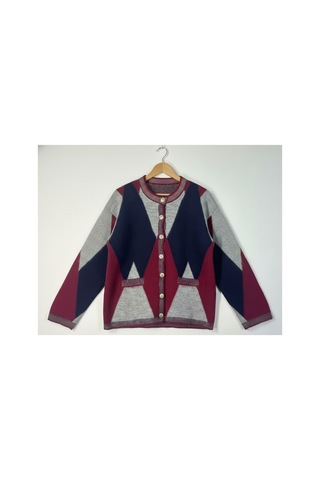 Flex Fashıon Kadın Popüler Oversize Cepsiz Tüylü Baklava Desenli Trend Hırka Bordo Bordo - 671847464 Bordo - 671847464 Bordo