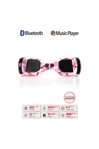 Elektrikli Kaykay Scooter Akıllı Denge Hoverboard + Hoverkart + Çanta Full Ledli Extrem Paket D05