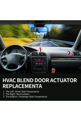 Novahub Chevrolet, Gmc, Cadillac İçin Hvac Kapak Aktüatörü - 1999-2014 Modelleri Uyumlu