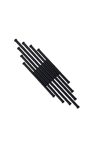 Mimarled Yedili Çubuk Led Aplik Aydınlatma 60 Cm Gün Işığı Siyah