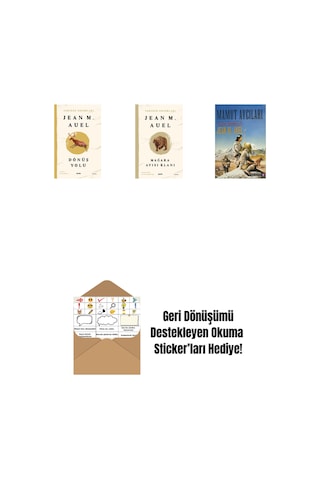 Yeryüzü Çocukları 4 - Dönüş Yolu + Yeryüzü Çocukları 1 - Mağara Ayısı Klanı + Mamut Avcıları + Okuma Sticker'ları