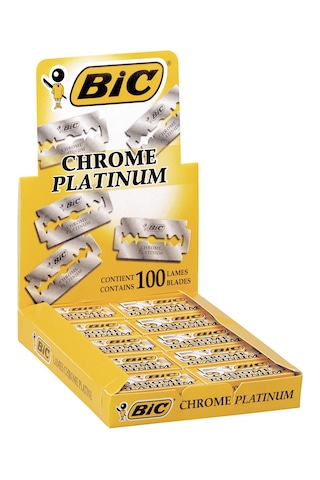 Bic Chrome Platinum Çift Taraflı Tıraş Bıçağı 100'lü Kutu