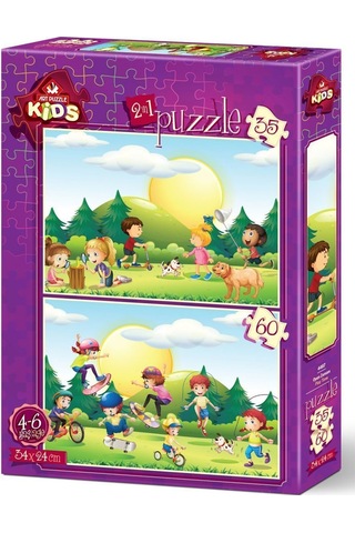 Art Puzzle 35+60 Parça Oyun Zamanı 4497