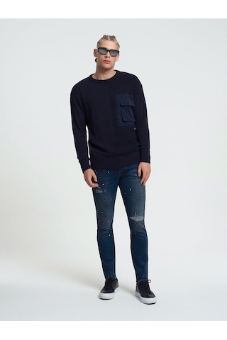 LOFT Regular Fit Erkek Kazak Lf2033894 Q1.v1 Lacivert